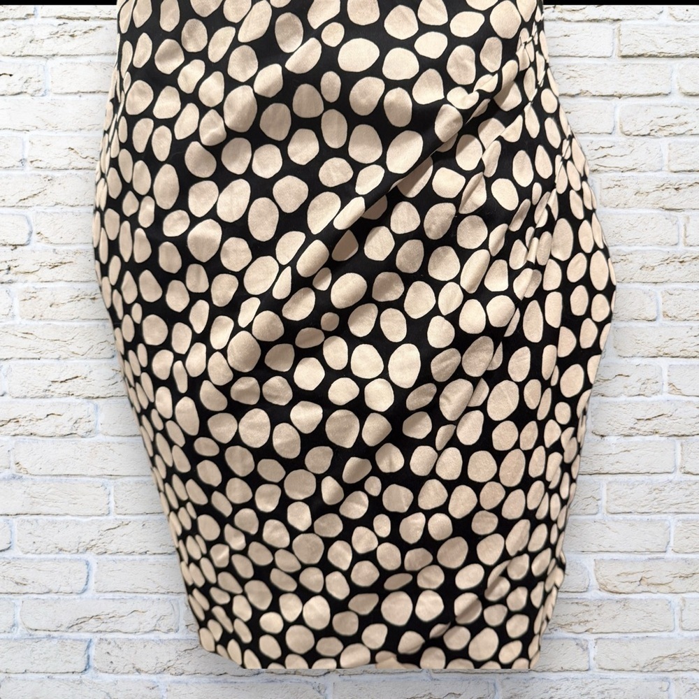 Charlotte Russe Black and Cream Strapless Dress Size Small - Picture 3 of 6